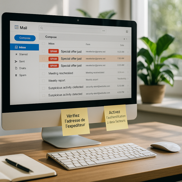 Comment sécuriser votre webmail à Montpellier contre les e-mails frauduleux
